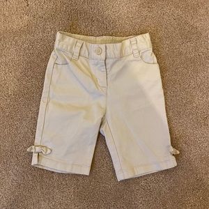 Janie and Jack Khaki Girls Capris 6-12M